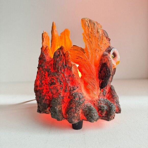 Vintage 70s Owl Theme Dimmer Lamp Small - Picture 9 of 11